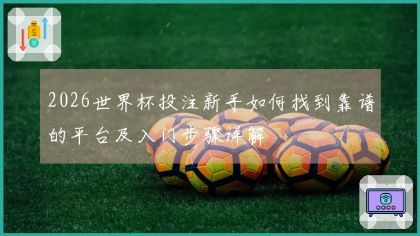 2026世界杯投注新手如何找到靠谱的平台及入门步骤详解